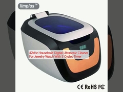 42kHz 가구 디지털 초음파 청소기 보석 시계 5주기 타이머