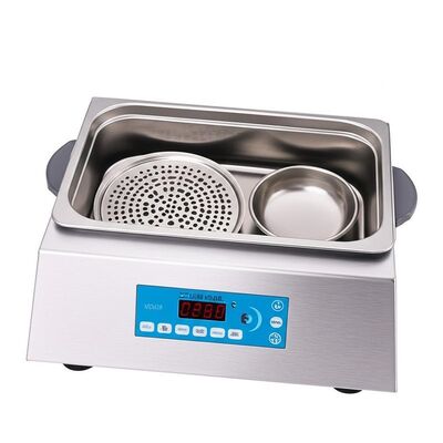 Heating Setting 0 to 80 Degrees Table Top Ultrasonic Cleaner 2.8kg Capacity with Safety Protection Providing Cleaning Performance