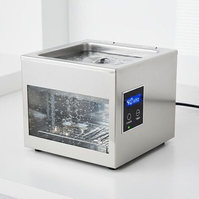 280x180x200mm 테이블 톱 초음파 청소기 40kHz 초음파 주파수 안전 보호