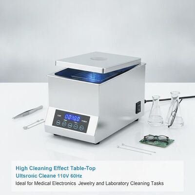 High Cleaning Effect Table-Top Ultrasonic Cleaner AC 110V 60Hz Ideal for Medical Electronics Jewelry and Laboratory Cleaning Tasks