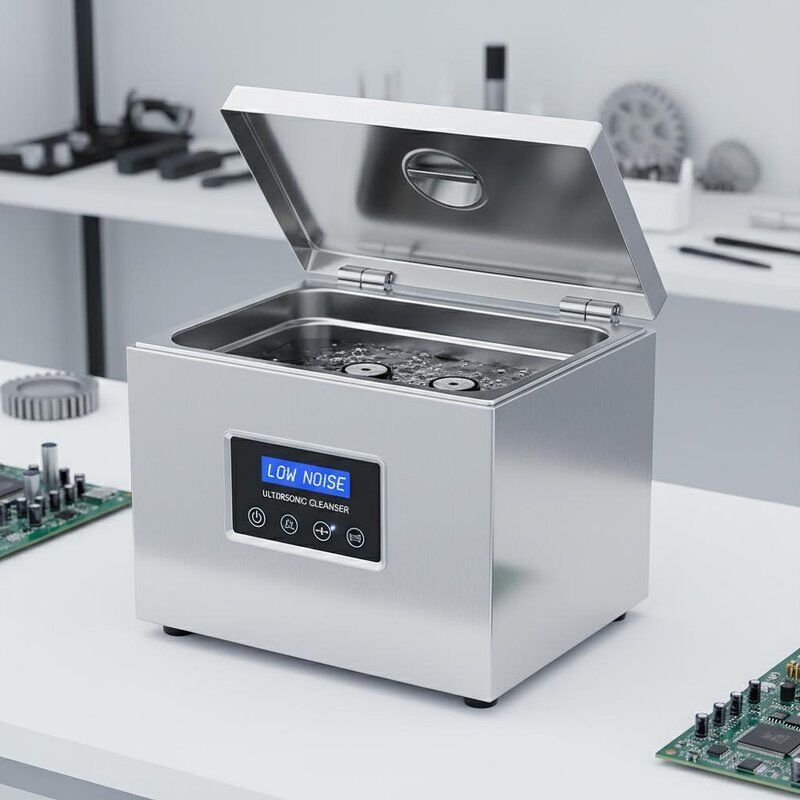 소음 수준 낮은 스테인리스 스틸 탱크를 포함한 탁상 초음파 청소기
