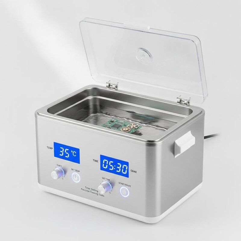 온도 설정 0~80°C 탁상 위 초음파 청소기 타이머 설정 0~30분 정밀 청소 작업에 적합